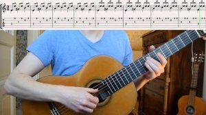 Malaguena - Spanish Classical Guitar Lesson (How to play with tabs)