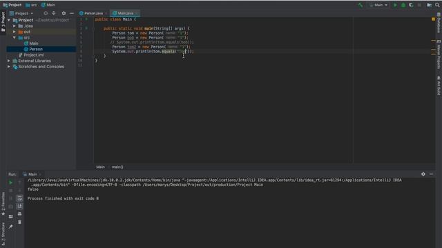 Уроки по Java. Класс Object: getClass и equals (2 часть) смотреть онлайн
