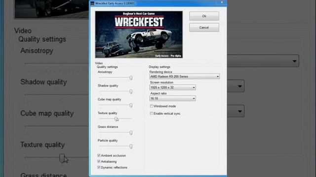 Next Car Game: Wreckfest error fix | Failed to create texture | Change Texture quality