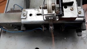 Самодельный намоточный станок в работе