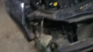 Снятие двигателя на Renault Espace 2.2 dCi G9T - ч.1