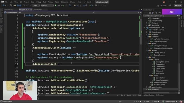 Using System.Web Adapters to Share Session State in ASP.NET Upgrade Scenarios [11 of 18] Migrating смотреть онлайн