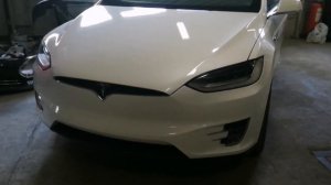 Что мы сделали с model X? Кузовной ремонт Tesla model X.