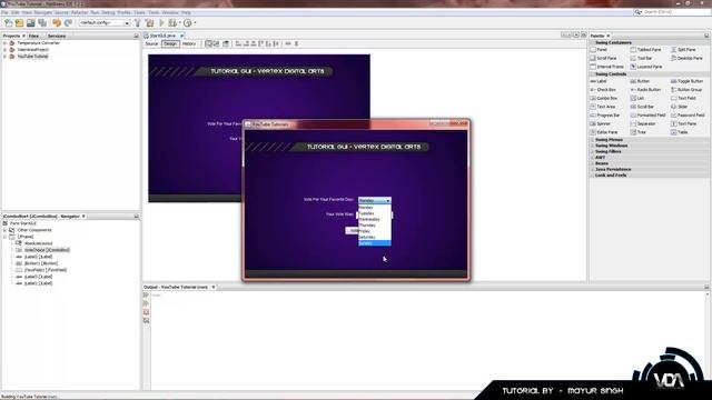 Netbeans Tutorial - Combo Box смотреть онлайн