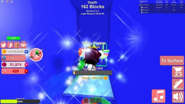 НОВОГОДНЕЕ ОБНОВЛЕНИЕ В МАЙНИНГ СИМУЛЯТОРЕ РОБЛОКС | Mining Simulator roblox | + 5 админ кодов смотреть онлайн