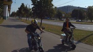 Электросамокат против Мотоцикла