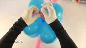 ПОДАРОК ИЗ ШАРОВ своими руками How to Make a Balloon Present TUTORIAL