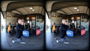 8K VR180 FLINDERS STREET RAILWAY STATION Opened in 1854 Melbourne landmark 3D (Travel/ASMR/Music)