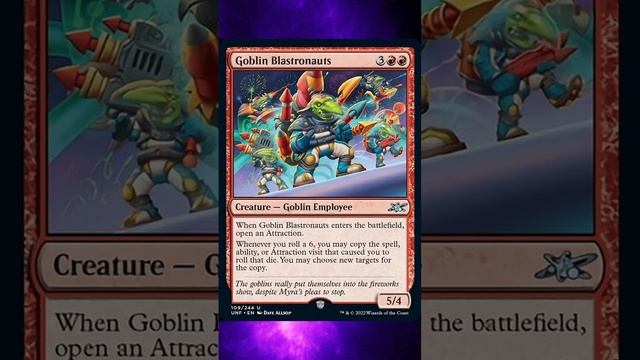 What is Goblin Blastronauts? Unfinity set (Card 109)