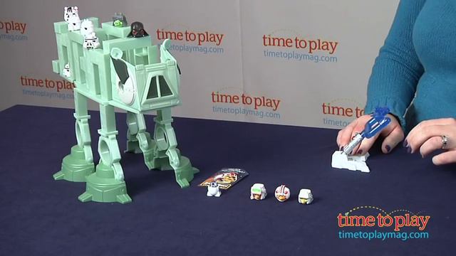 Angry Birds Star Wars AT-AT Attack Battle Game from Hasbro смотреть онлайн