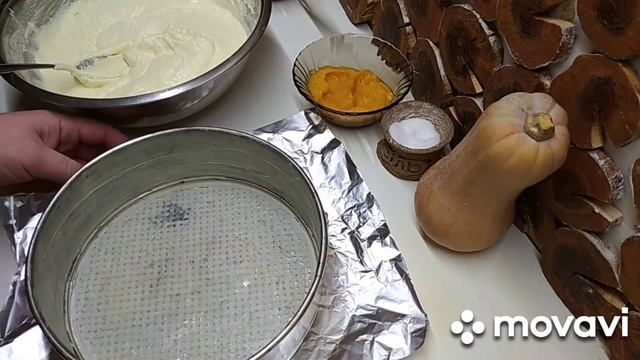 Творожно-тыквенная запеканка.Без муки и разрыхлителя!