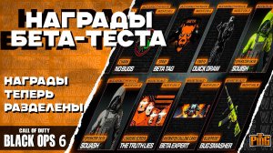 🎙 НАГРАДЫ БЕТА-ТЕСТА [BLACK OPS 6] | PingH8