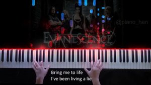 Evanescence - Bring Me To Life (Piano Cover | Piano Tutorial) with Lyrics