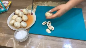 ШАМПИНЬОНЫ В ХРУСТЯЩЕМ КЛЯРЕ
