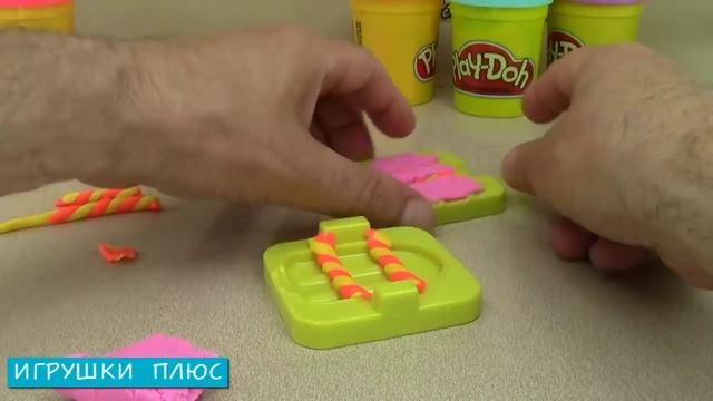 Плей до супер Мороженое! (игра для детей) лепка из пластилина смотреть онлайн