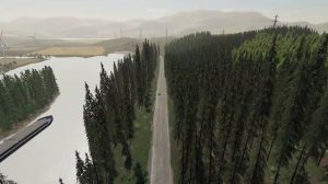 FS 19  - Ролик карты.  Карта KALADOR.  Есть поля. 52 000 деревьев. Точки продаж.