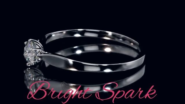 Золотое помолвочное кольцо Kate 0,35 карата от Bright Spark смотреть онлайн