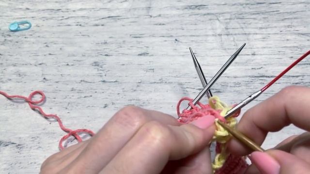 Двойная горловина (для вязания изделия сверху) смотреть онлайн