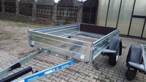 Установка бортов на лодочный прицеп. Модульный прицеп Tavials B4221