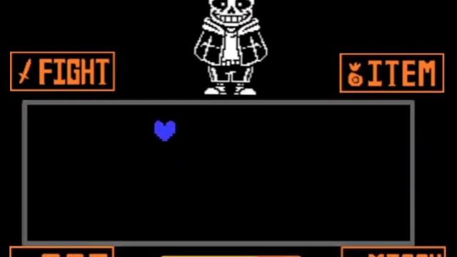 Undertale last breath sans fight phase 1 (animation) смотреть онлайн
