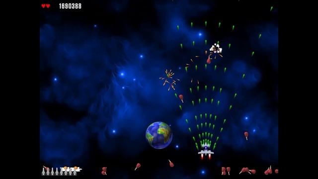 Chicken Invaders 1 Remastered: 98 wave run смотреть онлайн