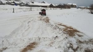 Поворотный отвал на заднюю навеску МТЗ 082 бс предшественника МТЗ 132н