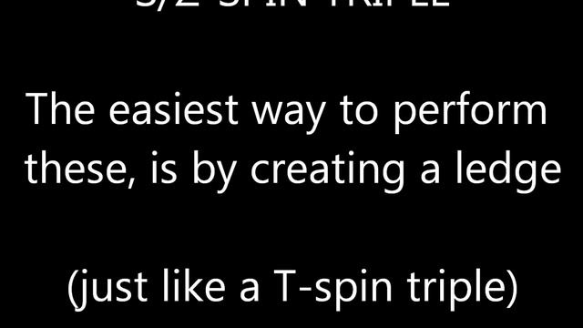 Tetris S/Z-spin Guide (english version) смотреть онлайн