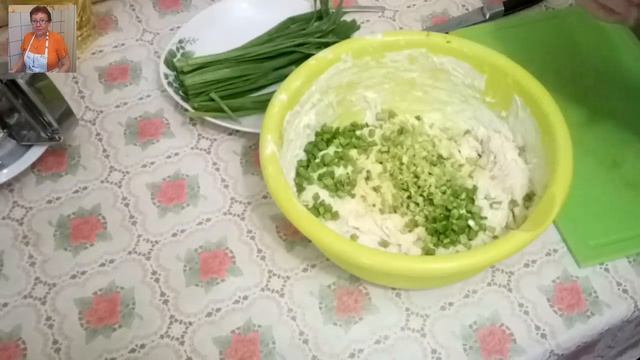 Cырные лепешки или ленивые хачапури с зеленым луком простой пошаговый рецепт от Тани