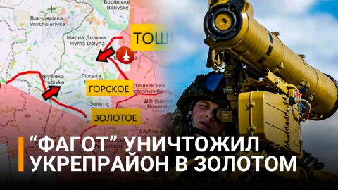 Разведрота уничтожила укрепрайон ВСУ в Золотом / РЕН Новости