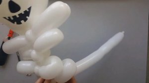 Скелет из шаров. Мастер класс. Как сделать. Balloon skeleton. Balloons. DIY. Hand made. How make