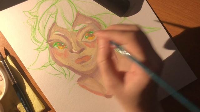 Обзор гуаши от Малевичъ | Malevich набор гуаши ПАСТЕЛЬНЫХ цветов смотреть онлайн