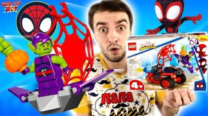 ЛЕГО ЧЕЛОВЕК-ПАУК VS ЗЕЛЁНЫЙ ГОБЛИН! ПАПА БОБ И LEGO MARVEL НА ПАПА РОБ ШОУ -  ВИДЕО С СУПЕРГЕРОЯМИ!