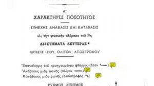 Иоанн Маргазиот. Урок 1.  Упражнение 1 (Исон, Олигон, Апостроф)