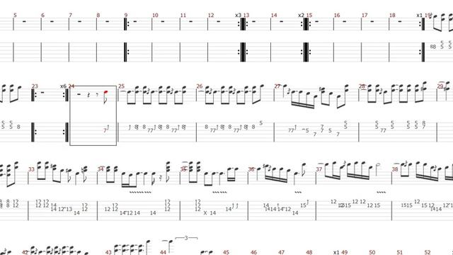 ACDC Given The Dog A Bone On Screen Tablature For Guitar смотреть онлайн