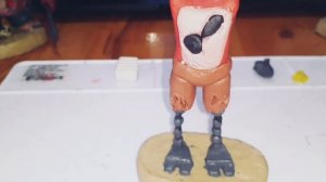 Фокси из фнаф 1 из пластелина