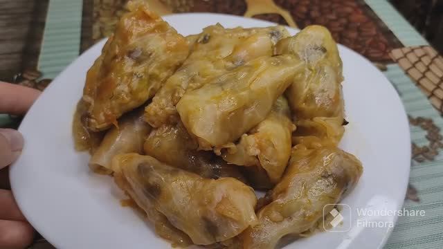 Постные голубцы с грибами. Тают во рту!!!