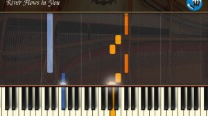 EASY PIANO TUTORIAL (SLOW) - Yiruma River flows in You (PIANOweb)