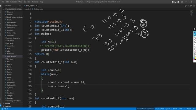 Interview Preparation: Count set bit in integer in Hindi смотреть онлайн