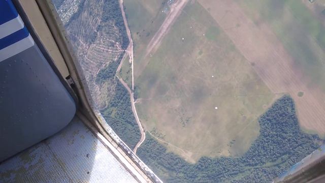 Прыжок с парашютом П1-У. 2П Свободное падение 10 с