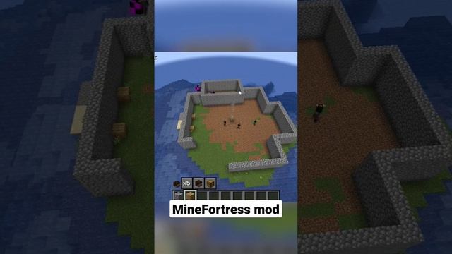 Minecraft strategy mod island base