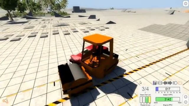 BKL STEAM ROLLER WALZE Crashtest  BeamNG.DRIVE + Downloadlink