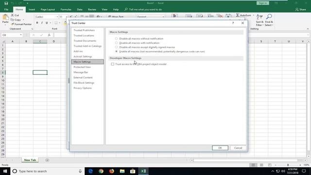 How To Disable Macros In Microsoft Excel