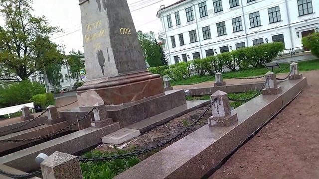 25.05.2023. Россия. Архангельск. Памятник Петру I смотреть онлайн