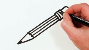 Рисуем фломастерами. Простой милый рисунок. Рисование для детей