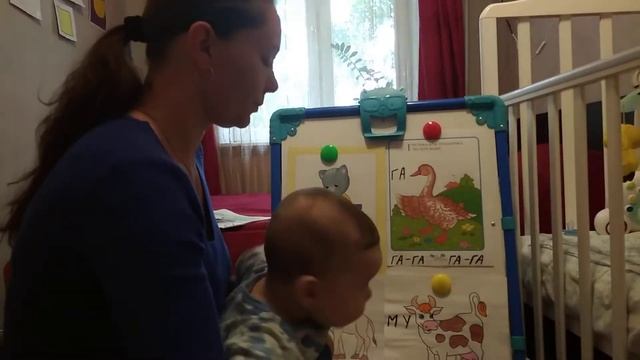 Интеллектуальное развитие ребенка 7 месяцев Развитие речи Урок 7 смотреть онлайн