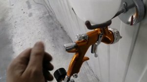 DeVILBISS PRO Lite голова T-110 по лаку / Slim Kmbat HTE 1.3 Риска на снежке Короче все в куче)))