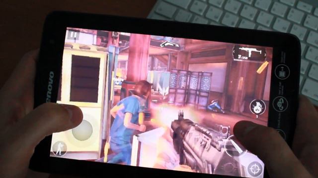 Как идет Modern Combat 5 на Lenovo A5500 смотреть онлайн