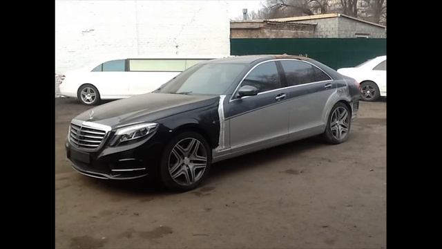 В гараже переделали Mercedes W221 в новый W222 смотреть онлайн