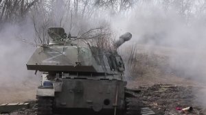 САУ 2С3М «Акация» в зоне проведения СВО