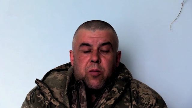 Интервью пленного военнослужащего ВСУ